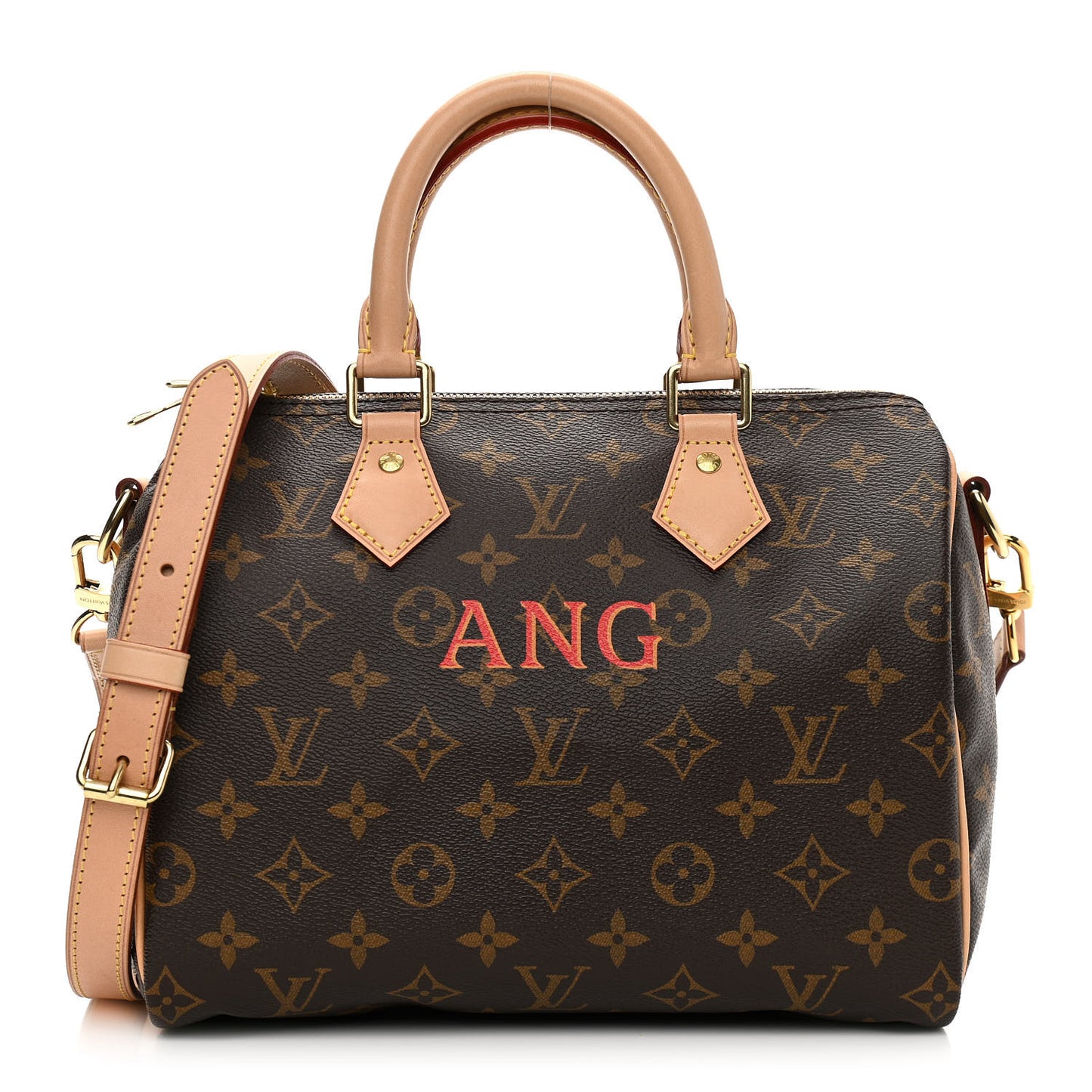 Monogram My LV Heritage Speedy Bandouliere 25 Rouge Orange