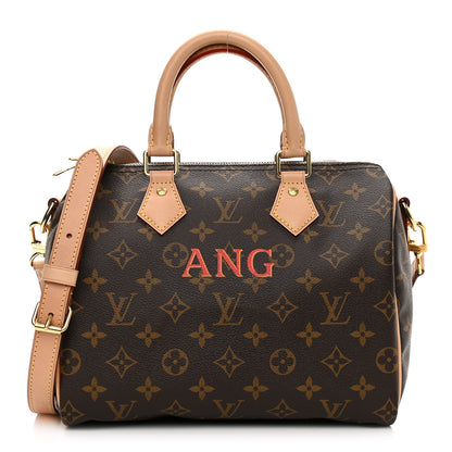 Louis Vuitton Monogram My LV Heritage Speedy Bandouliere 25 Rouge Orange 1 of 11