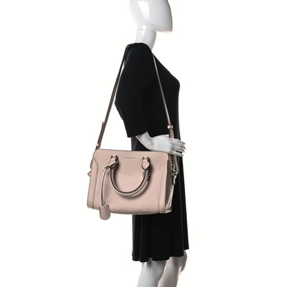 Alexander McQueen Pebbled Calfskin Small Skull Padlock Zip Around Tote Teint 2 of 9