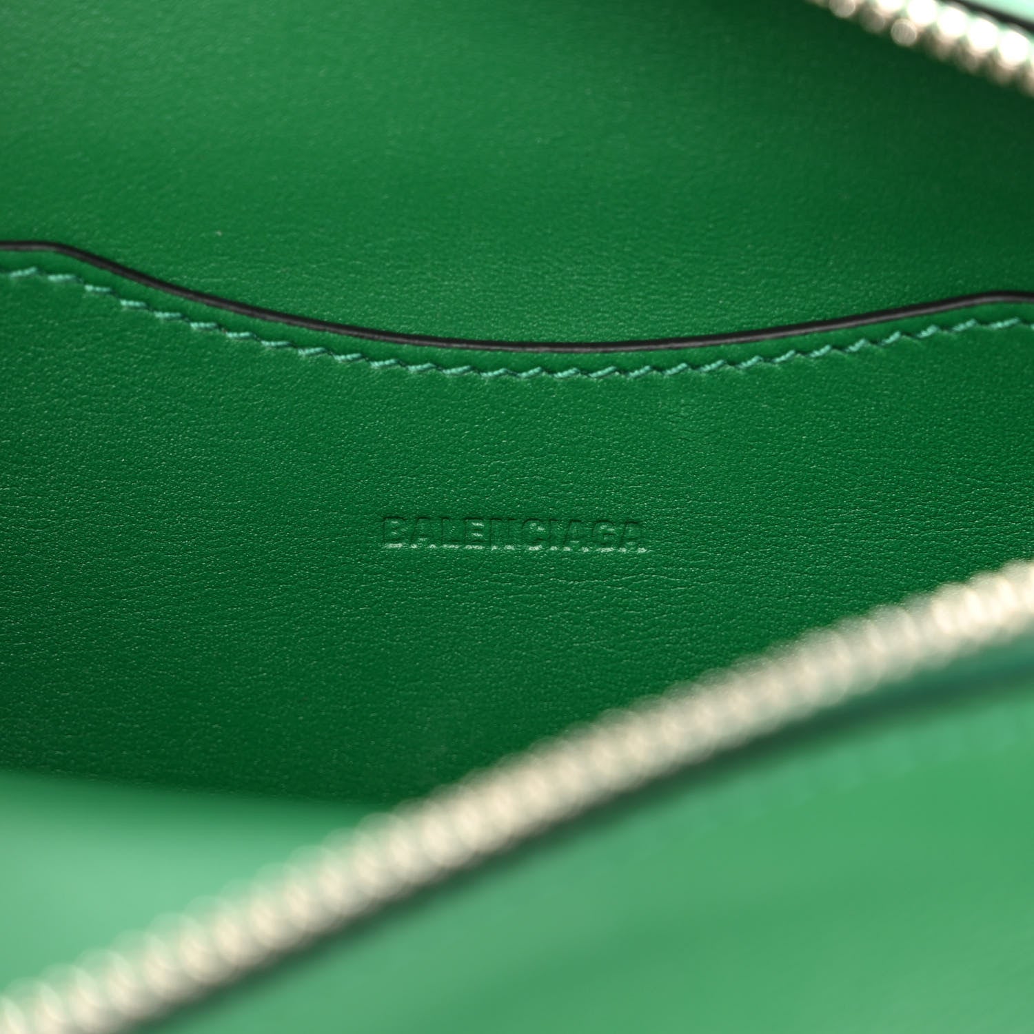 Balenciaga Smooth Calfskin Neo Classic Silver Hardware Mini City Grass Green 6 of 10