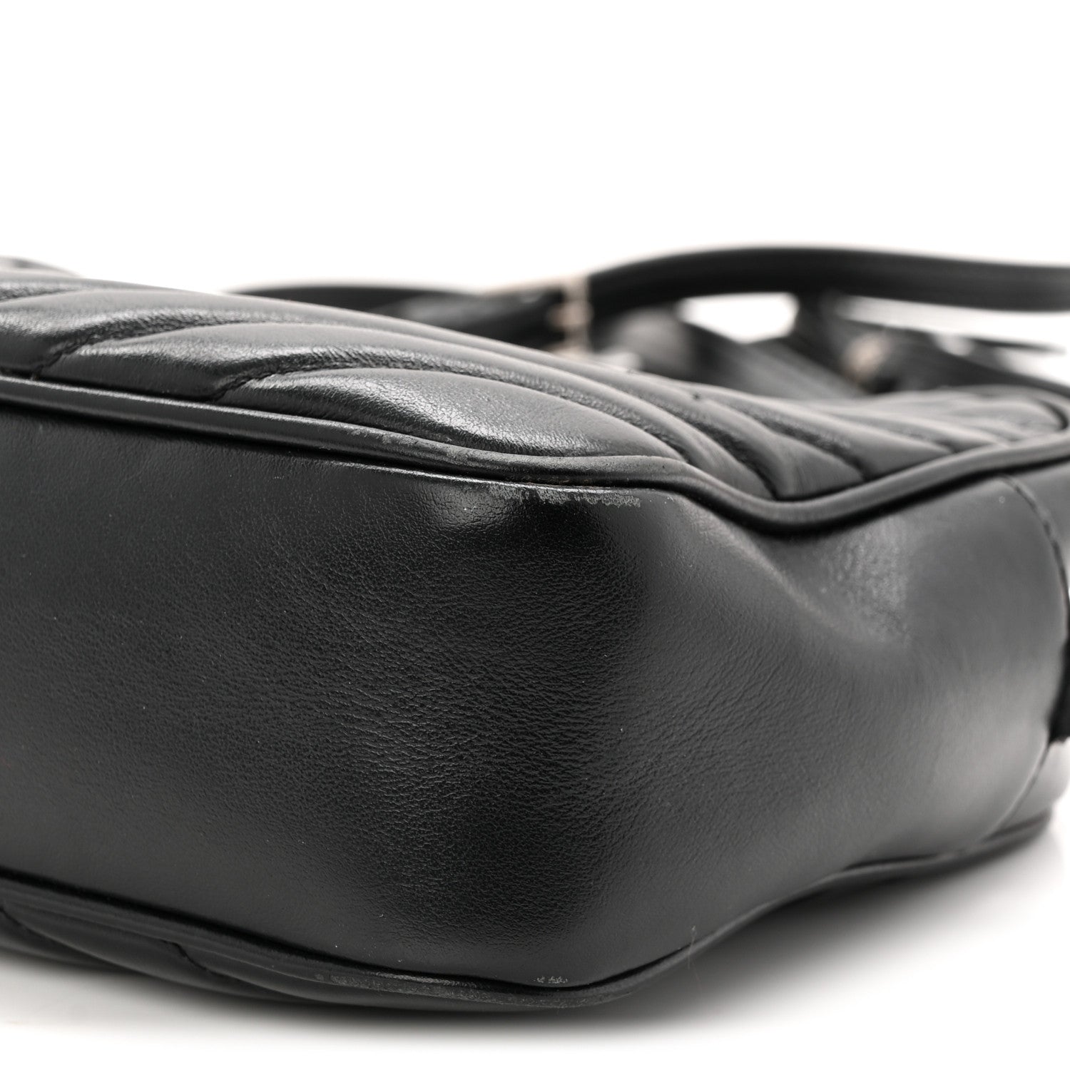 Saint Laurent Calfskin Matelasse Monogram Lou Camera Bag Black 10 of 12