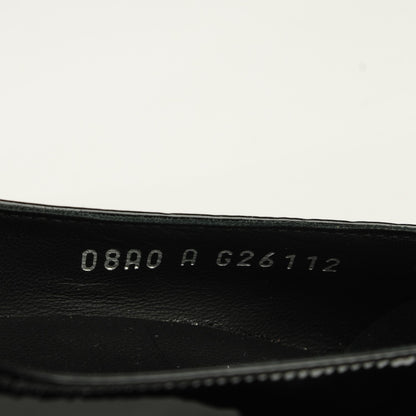Chanel Patent Cap Toe Pumps 38.5 Black White 4 of 8