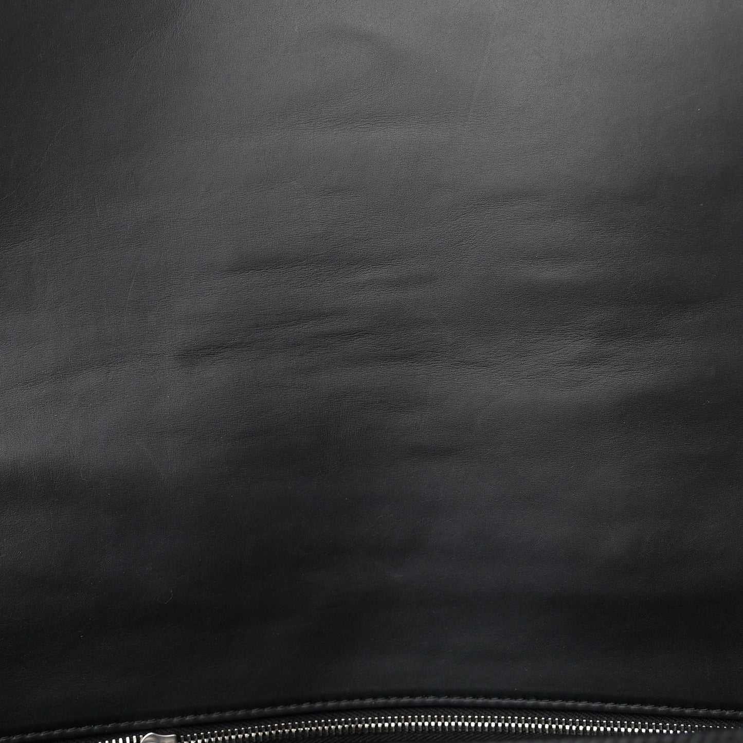 Textured Calfskin Messenger Crossbody Bag Black