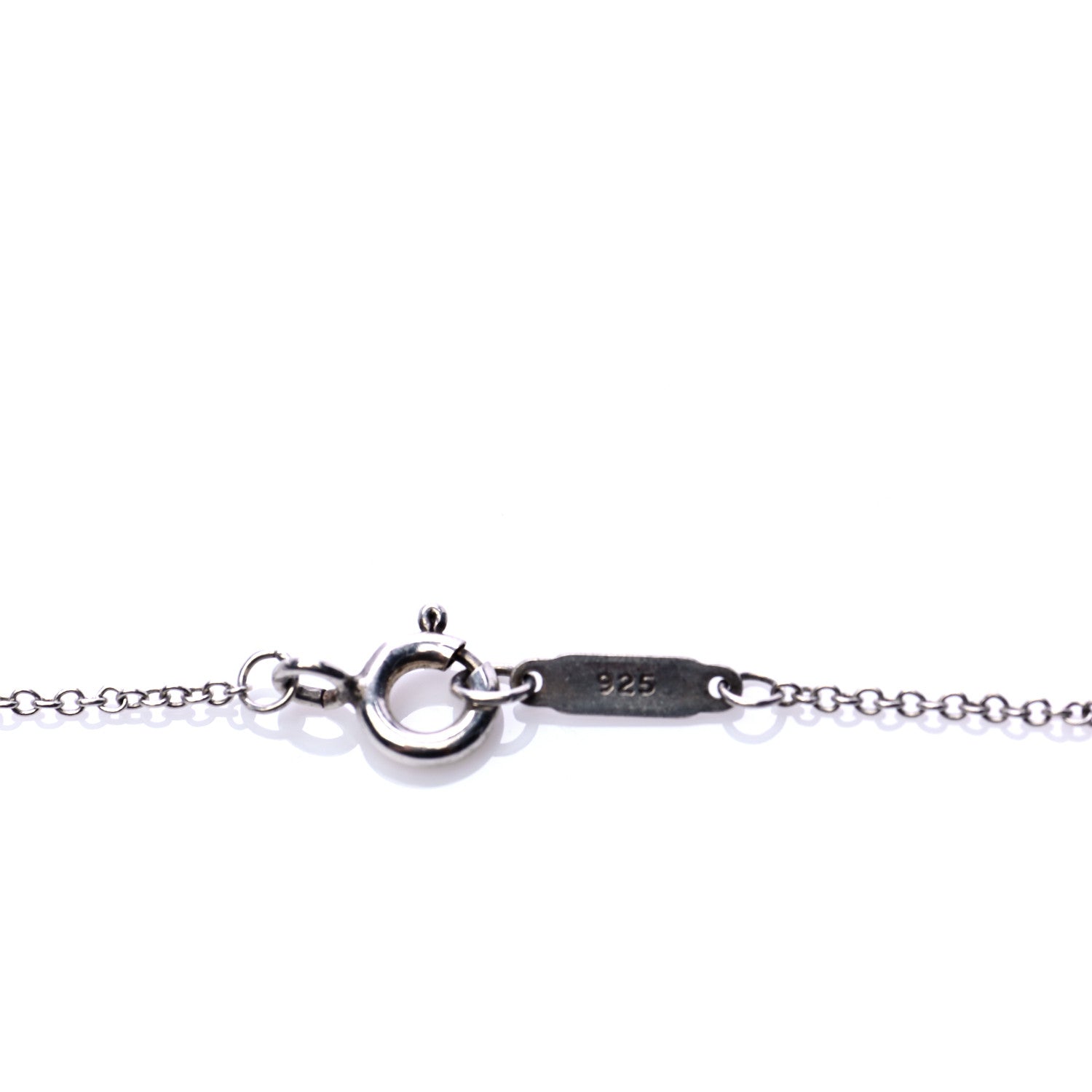 Tiffany Sterling Silver 1837 Circle Pendant Necklace 8 of 8
