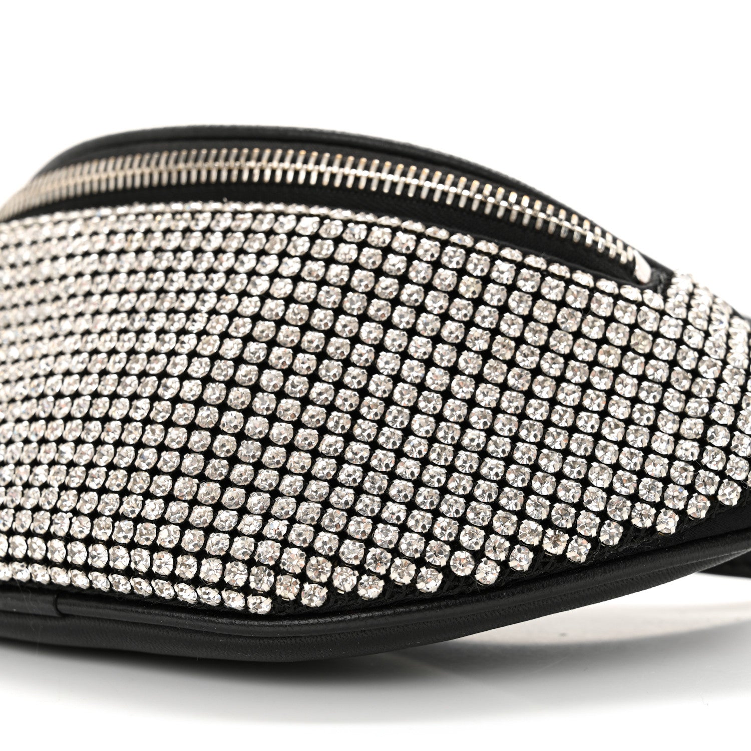 Alexander Wang Rhinestone Mesh Mini Attica Belt Bag Black 9 of 9