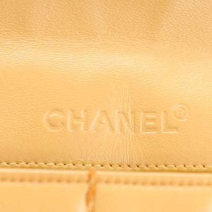 Chanel Lambskin Square Double Stitch Flap Beige 8 of 10