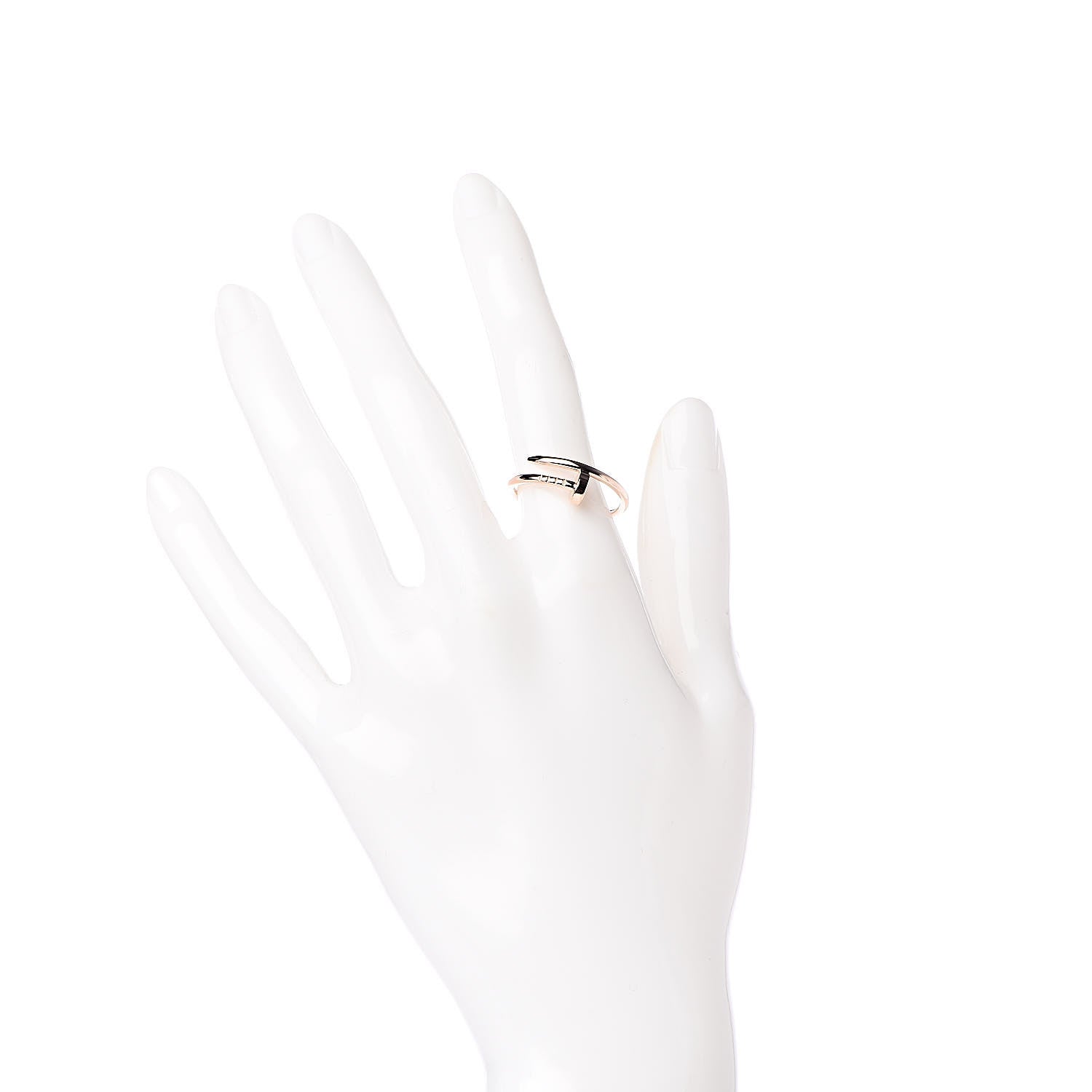 Cartier 18K Pink Gold Small Juste Un Clou Ring 55 7.25 2 of 4