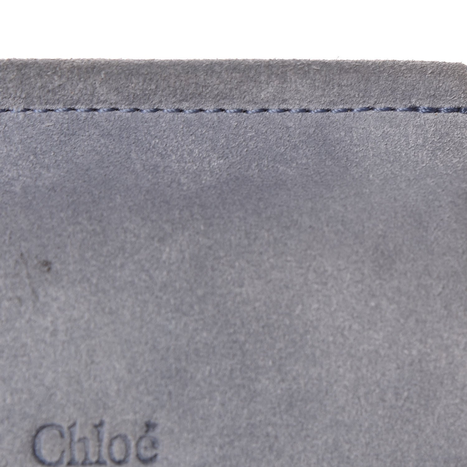 Chloe Suede Calfskin Mini Faye Bracelet Bag Washed Blue 12 of 14