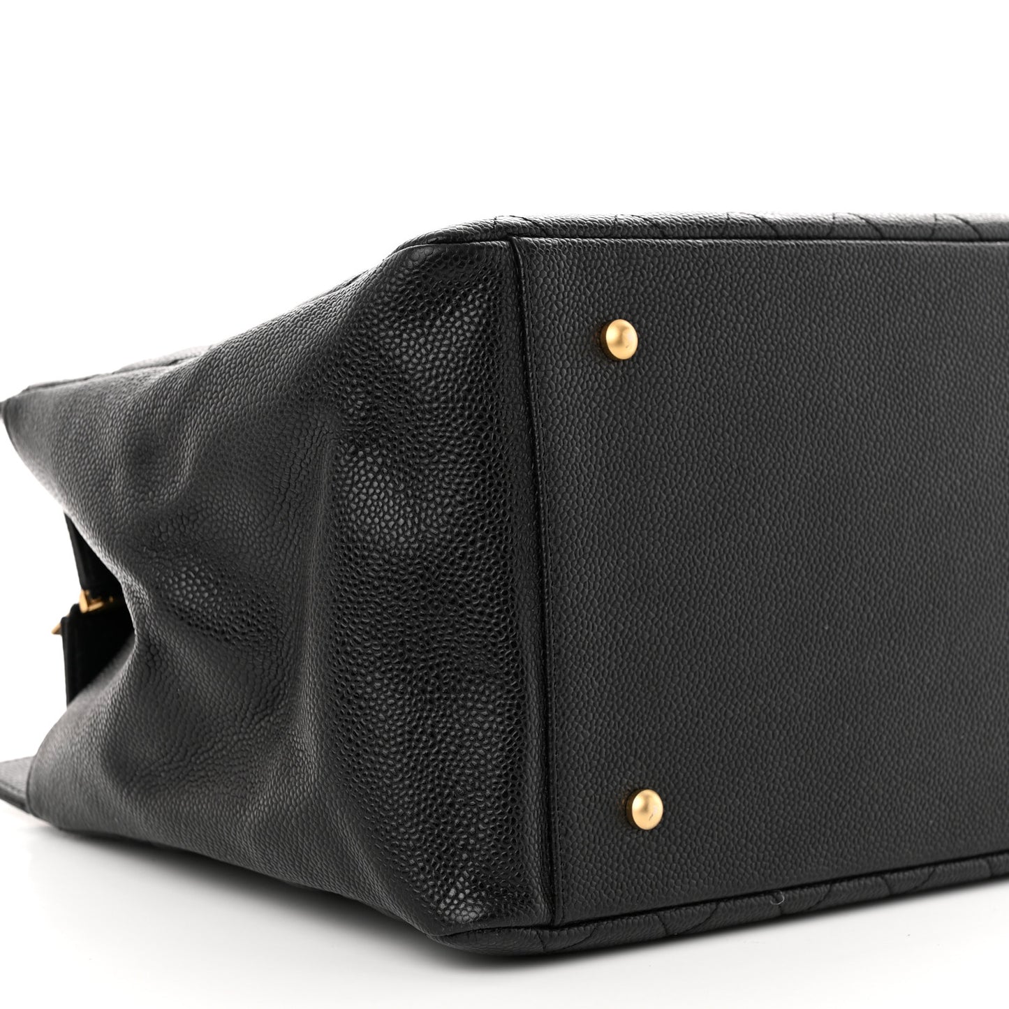 Caviar Quilted Grand Timeless Tote GTT Black