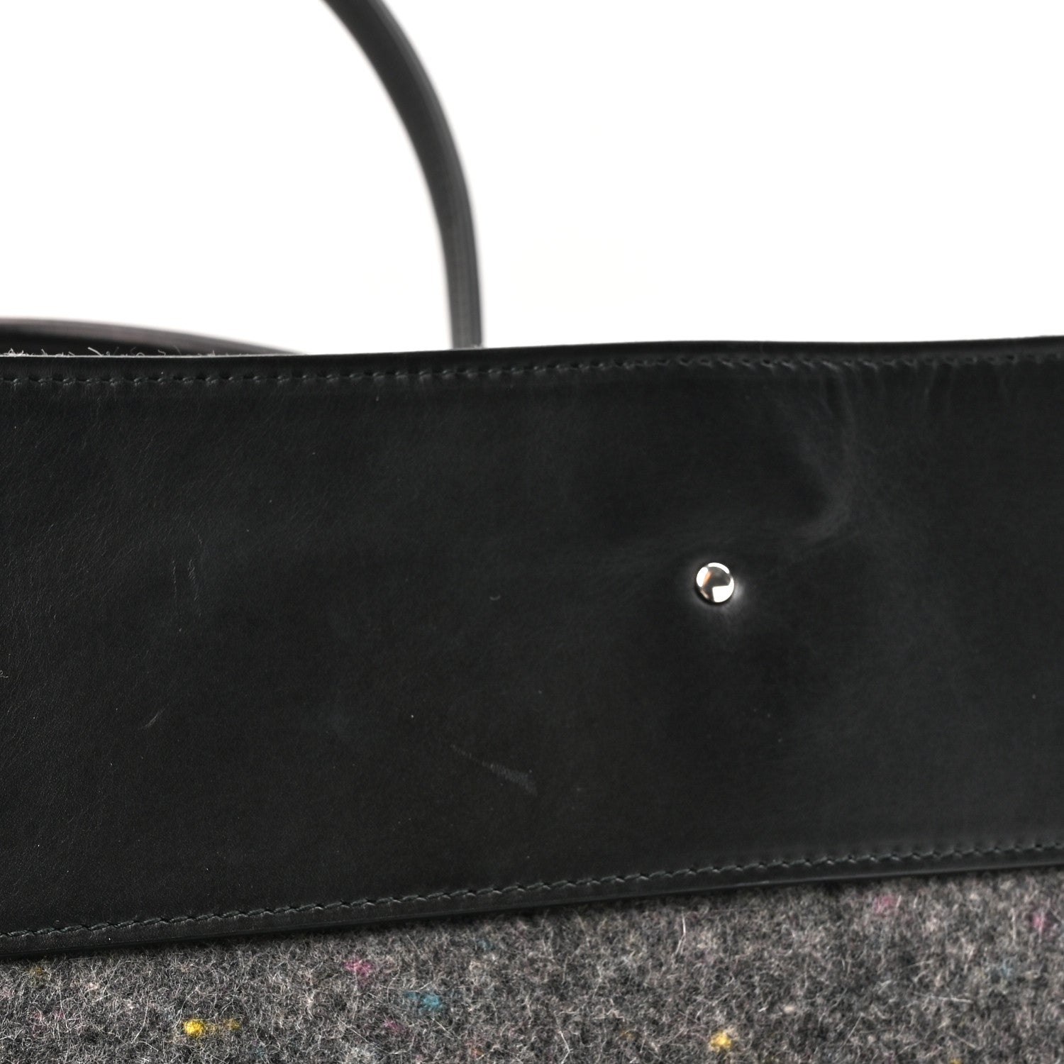 Balenciaga Felt Calfskin Papier A4 Tote Grey Black 15 of 15