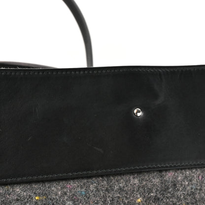 Balenciaga Felt Calfskin Papier A4 Tote Grey Black 15 of 15
