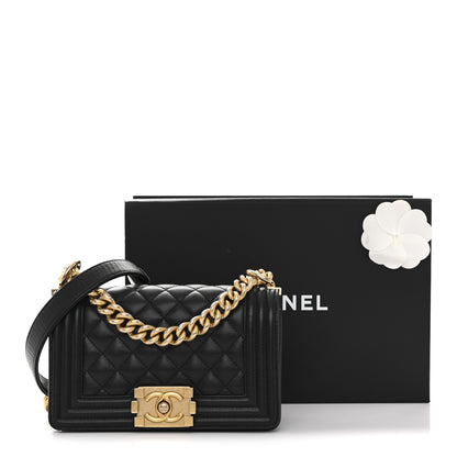 Chanel Caviar Quilted Small Boy Flap Black 11 of 11
