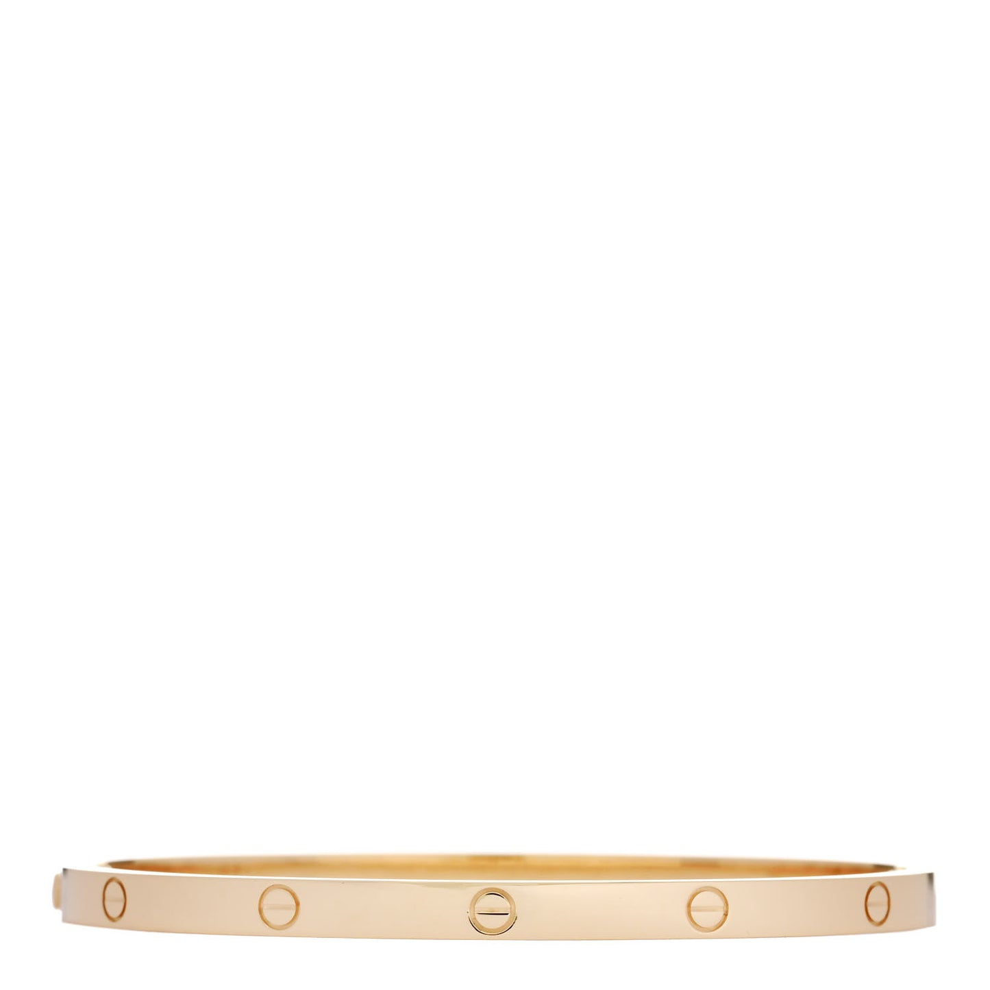18K Yellow Gold Small LOVE Bracelet 16