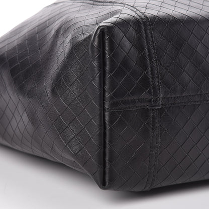 Bottega Veneta Calfskin Intrecciomirage Large Tote Black 8 of 9
