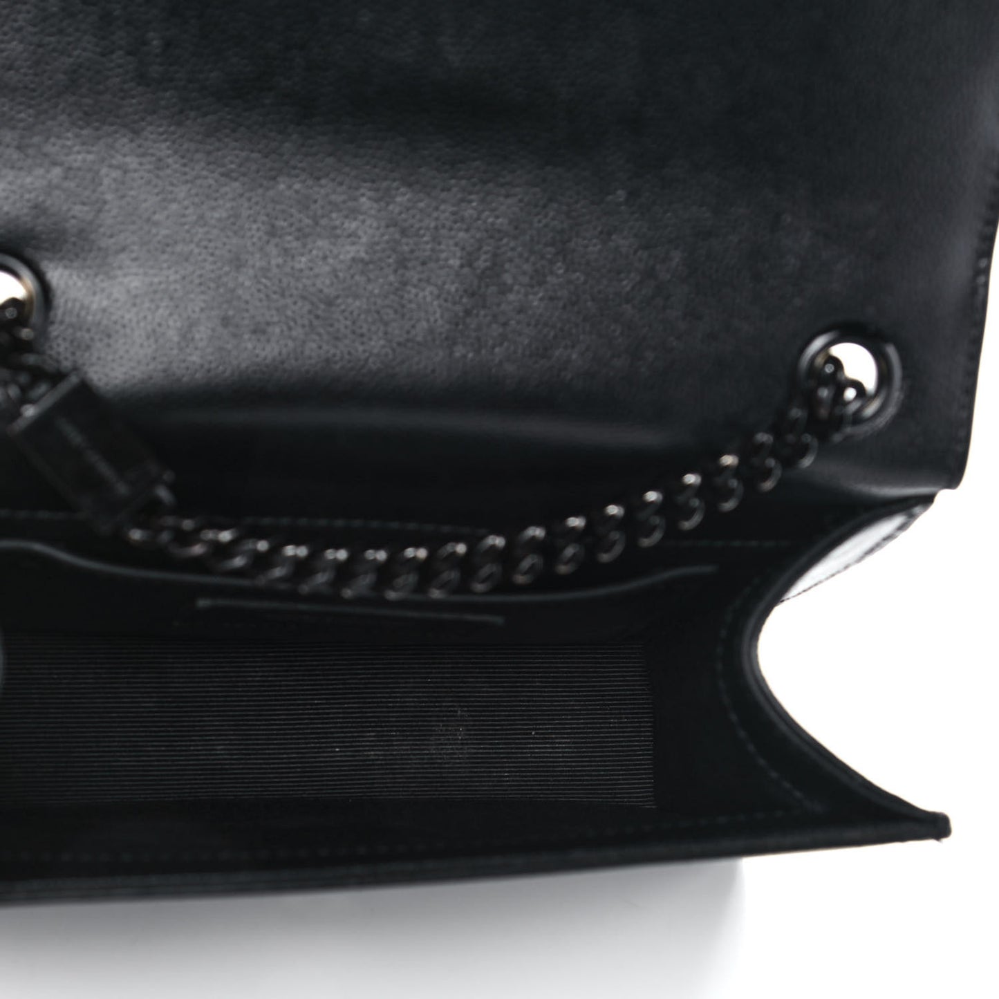 Grain De Poudre Small Monogram Kate Satchel Black
