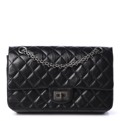 Chanel Aged Calfskin Quilted 2.55 Reissue 225 Flap Black 1 of 11