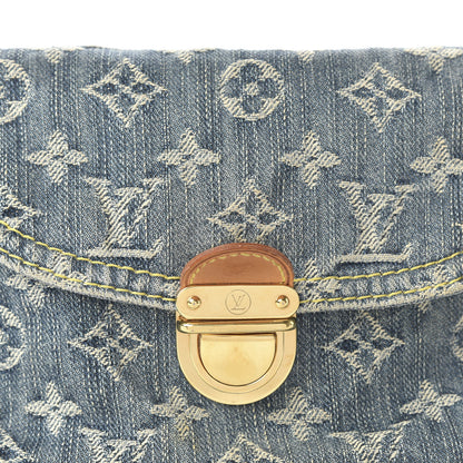 Louis Vuitton Monogram Denim Mini Pleaty Blue 9 of 9