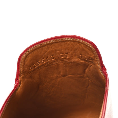 Gucci Malaga Kid Womens Princetown Slippers 37 Hibiscus Red 7 of 10
