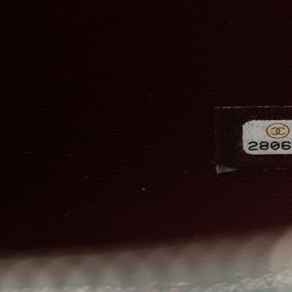 Chanel Metallic Caviar Quilted Camera Case Blue 7 of 12