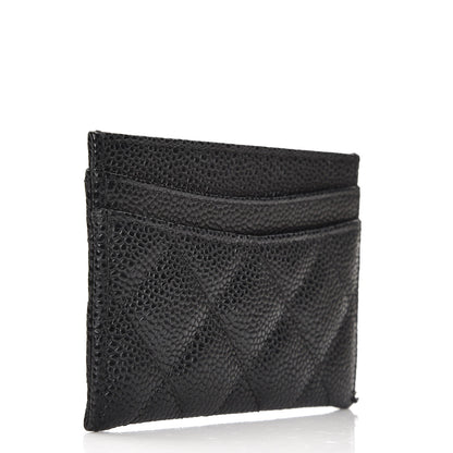 Chanel Caviar Quilted Card Holder Black 3 of 8