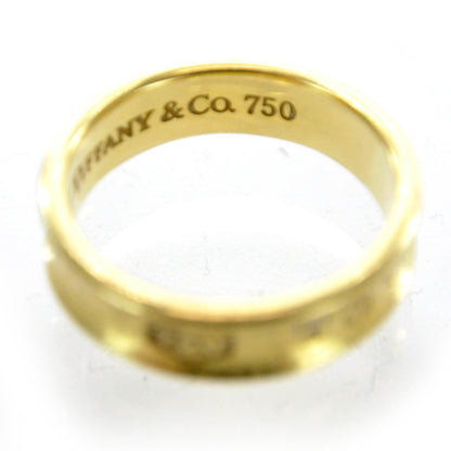 Tiffany 18k Yellow Gold 1837 Ring Size 10 4 of 5