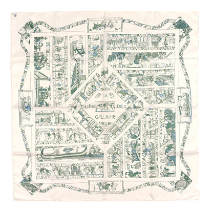 Hermes Silk La Gloire De Guillaume Scarf 90 1 of 3