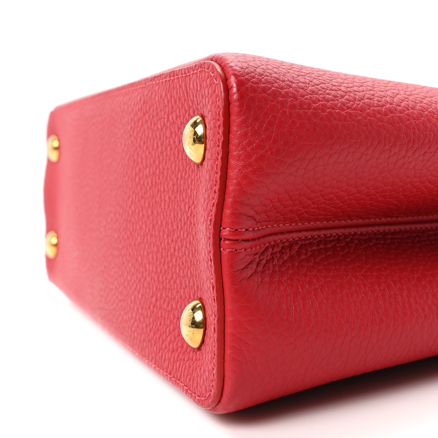 Louis Vuitton Taurillon Capucines PM Scarlet 9 of 9