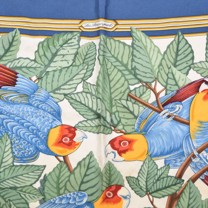 Hermes Silk Les Perroquets Scarf 90 5 of 7