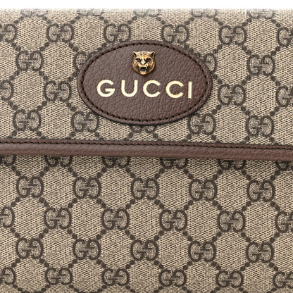 Gucci GG Supreme Monogram Neo Vintage Web Belt Bag Brown 8 of 10