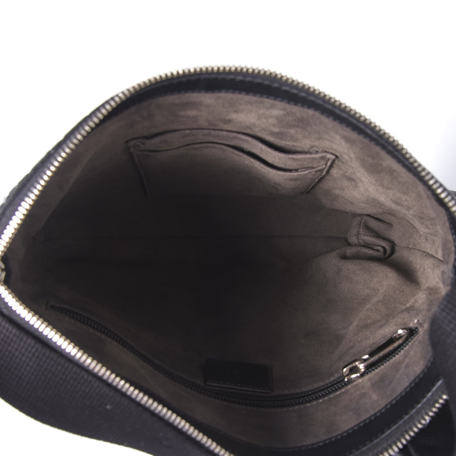Gucci Guccissima Signature Small Messenger Bag Black 5 of 10