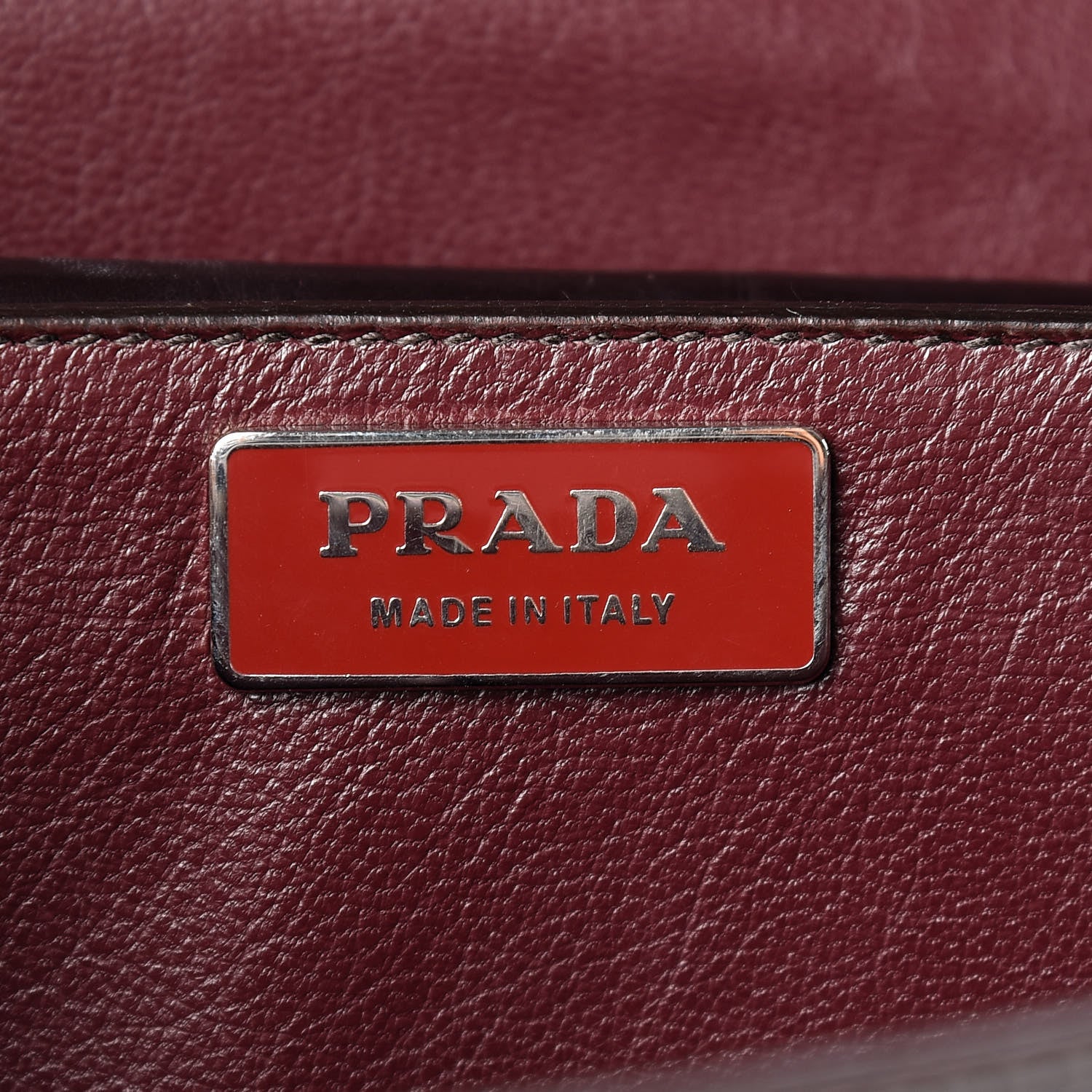 Prada Vitello Sound Shoulder Bag Mosto 6 of 8
