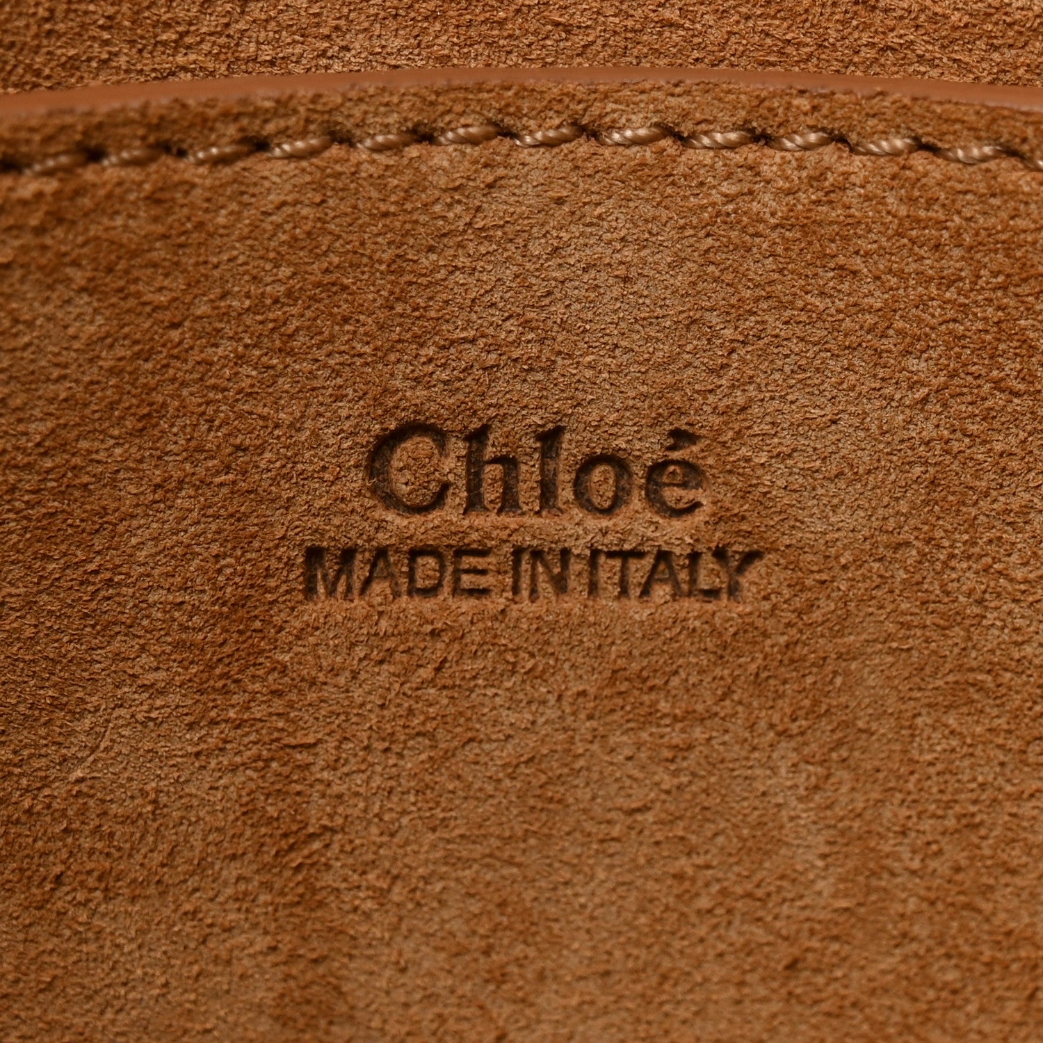 Chloe Calfskin Whipstitch Medium Marcie Satchel Tan 6 of 9