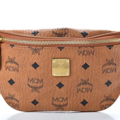 MCM Visetos Stark Belt Bag Cognac 8 of 11