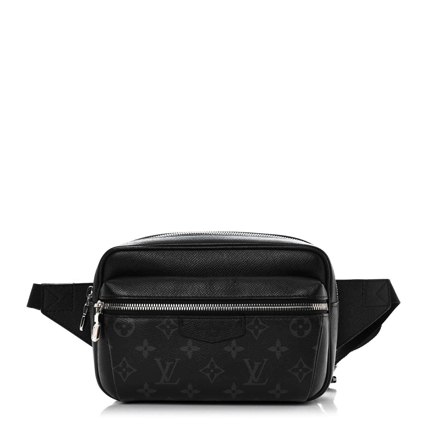 Louis Vuitton Taiga Monogram Eclipse Outdoor Bum Bag Black 1 of 11
