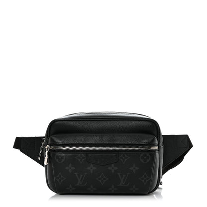 Louis Vuitton Taiga Monogram Eclipse Outdoor Bum Bag Black 1 of 11