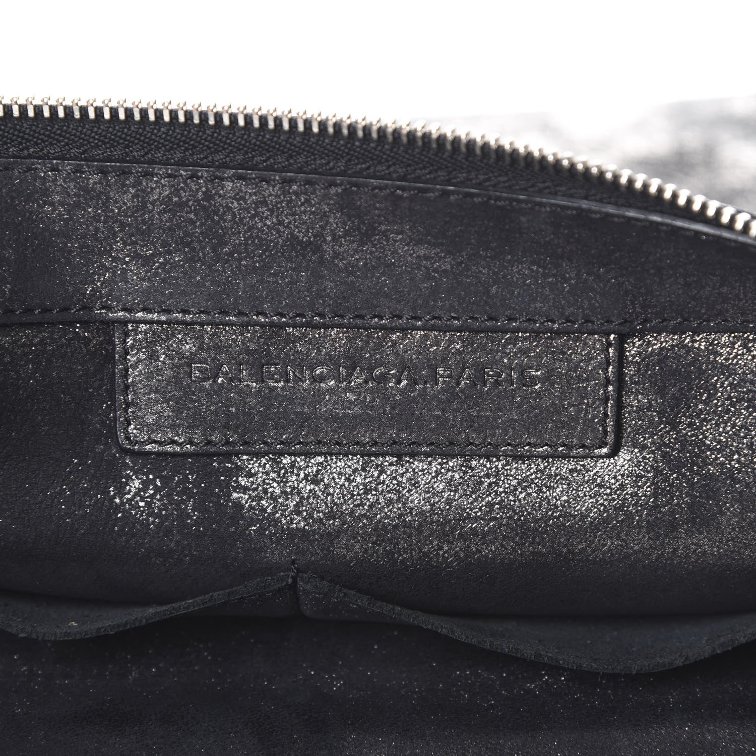 Balenciaga Metallic Calfskin Milkyway Ligne Papier Messenger Black 5 of 11