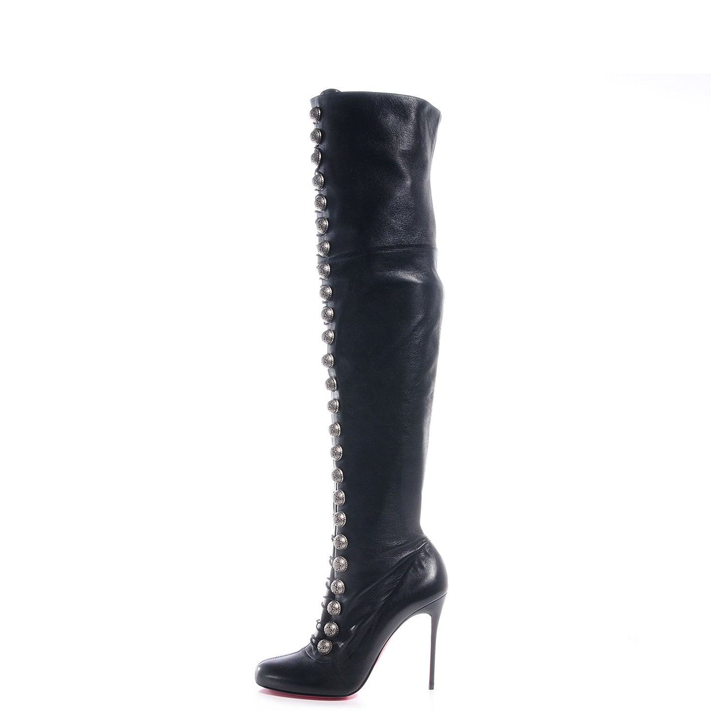 Nappa Supra Fifre 120 Over The Knee Corset Boots 41 Black