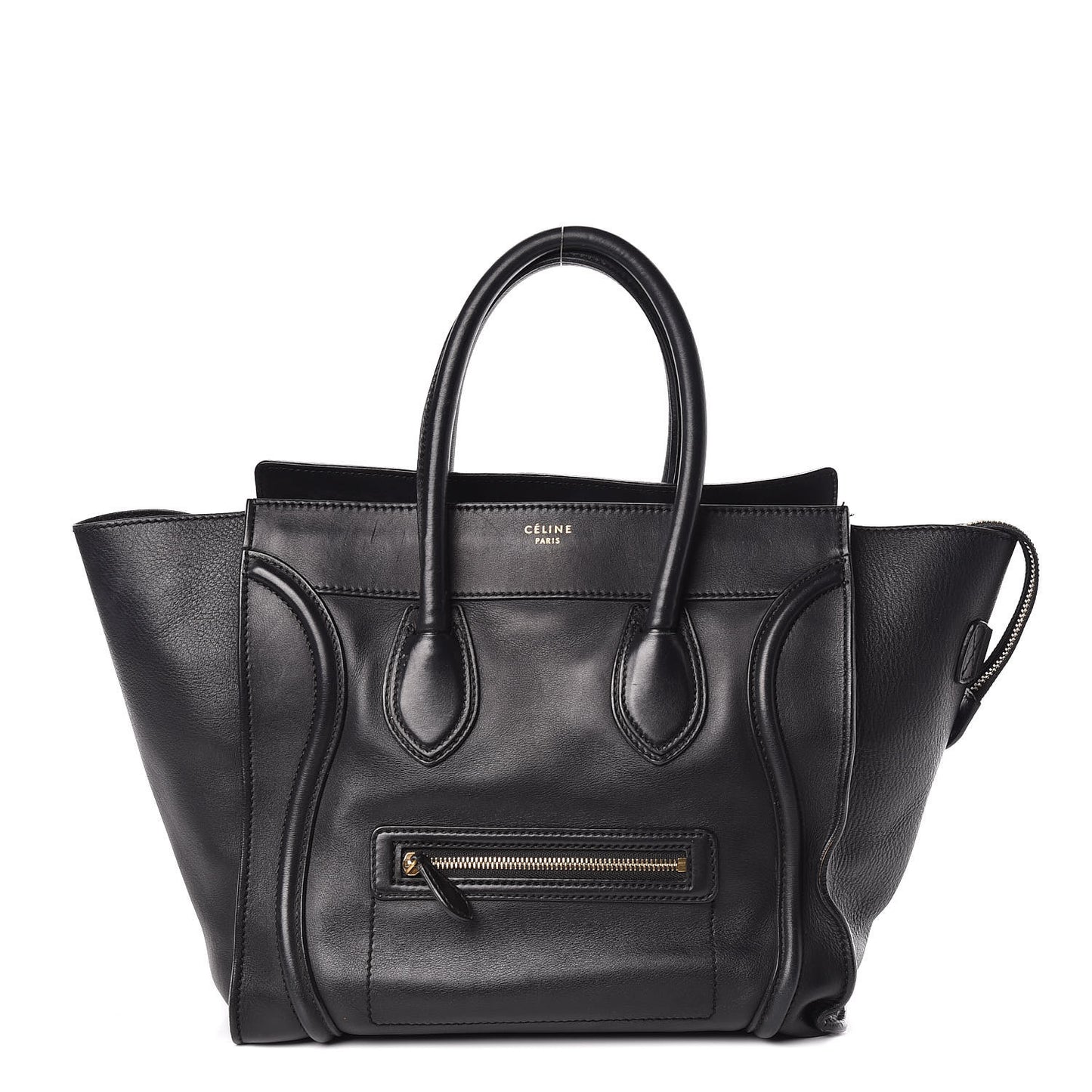 Smooth Calfskin Mini Luggage Black