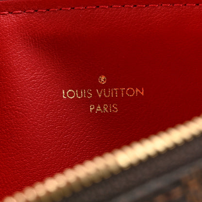 Louis Vuitton Damier Ebene Felicie Chain Wallet Zippered Insert 6 of 6