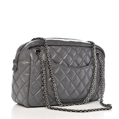 Chanel Aged Calfskin Medium Reissue Camera Case Grey 3 of 16