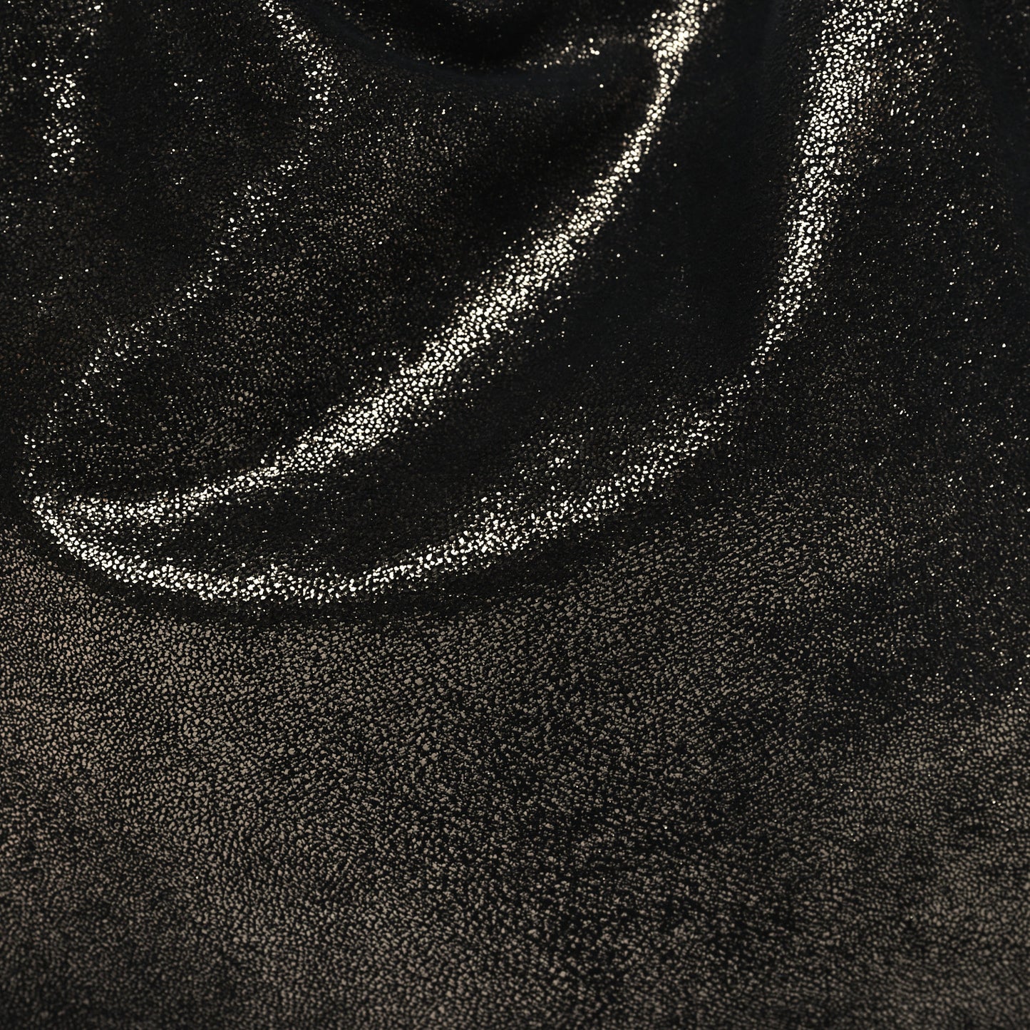 Chamois Shiny Dotted Falabella Fold Over Tote Ruthenium