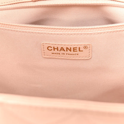 Chanel Caviar Quilted Large Classic Shopping Tote Light Beige 6 of 12