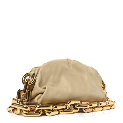 Bottega Veneta Calfskin The Pouch Chain Porridge 3 of 11