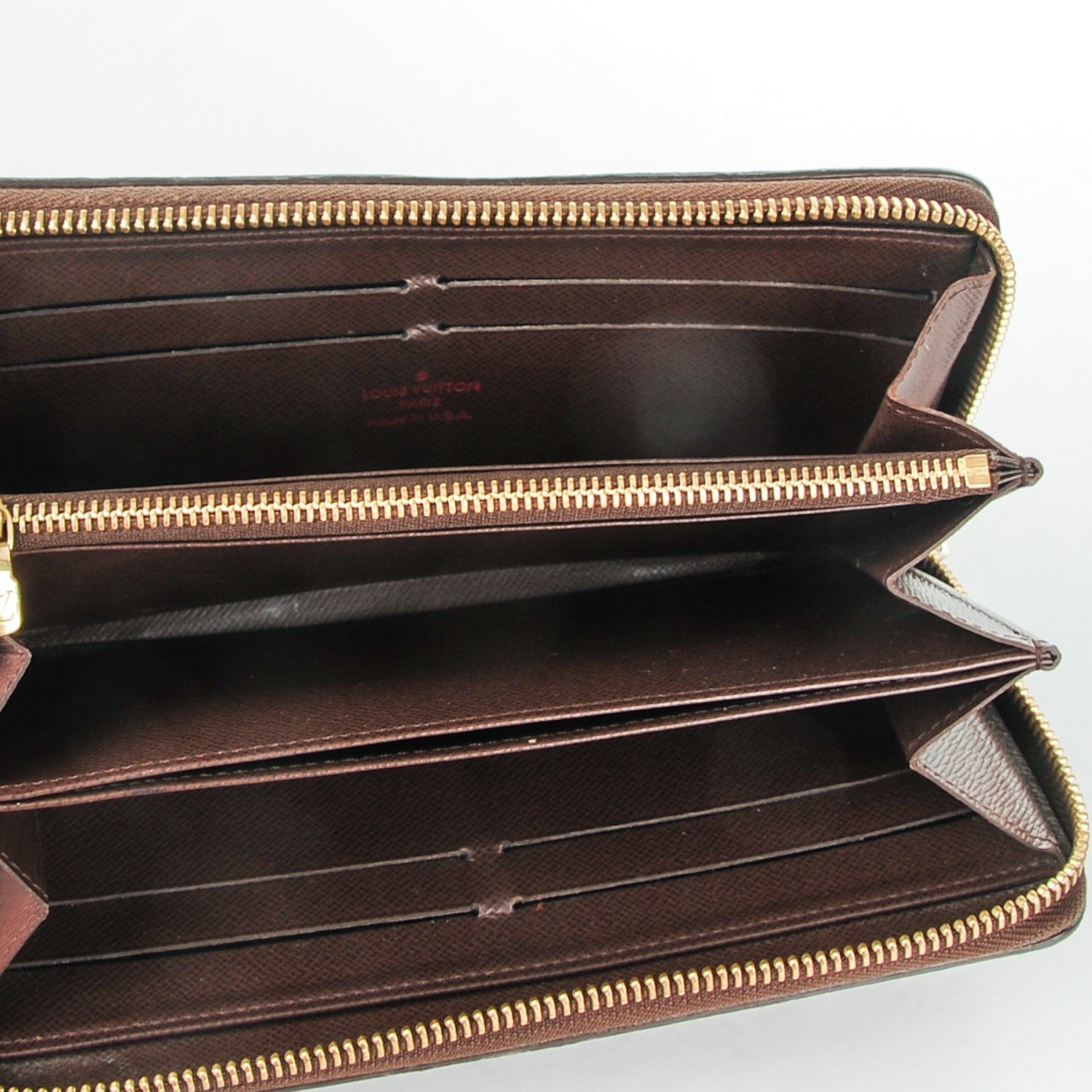 Louis Vuitton Damier Ebene Zippy Wallet 5 of 7