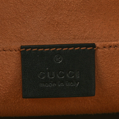 Gucci Textured Calfskin Horsebit 1955 Zip Pouch Black 6 of 8