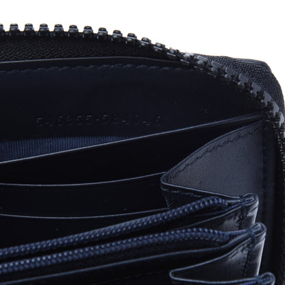 Gucci GG Supreme Monogram Blooms Zip Around Wallet Blue 7 of 10