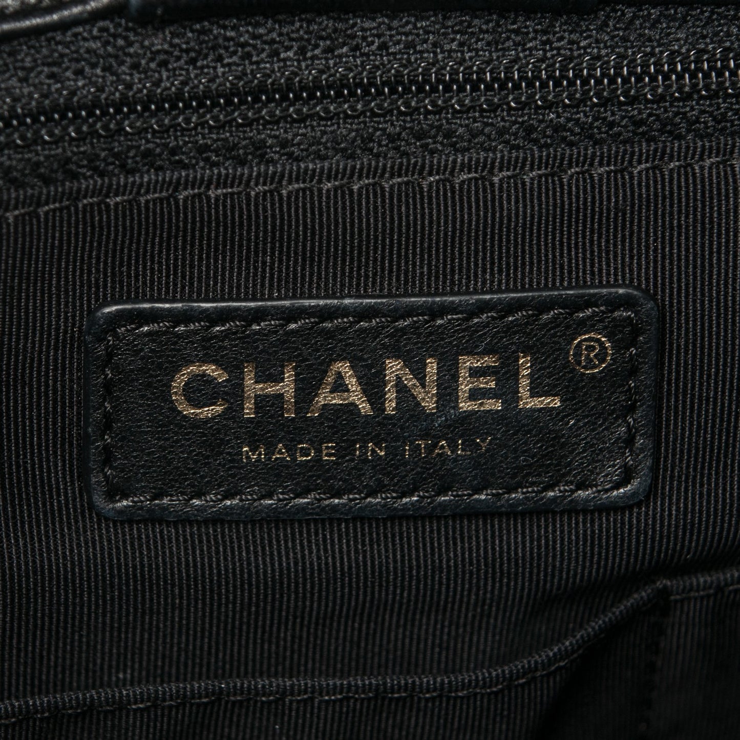 Lambskin Quilted Large Drawstring Shoulder Bag Black