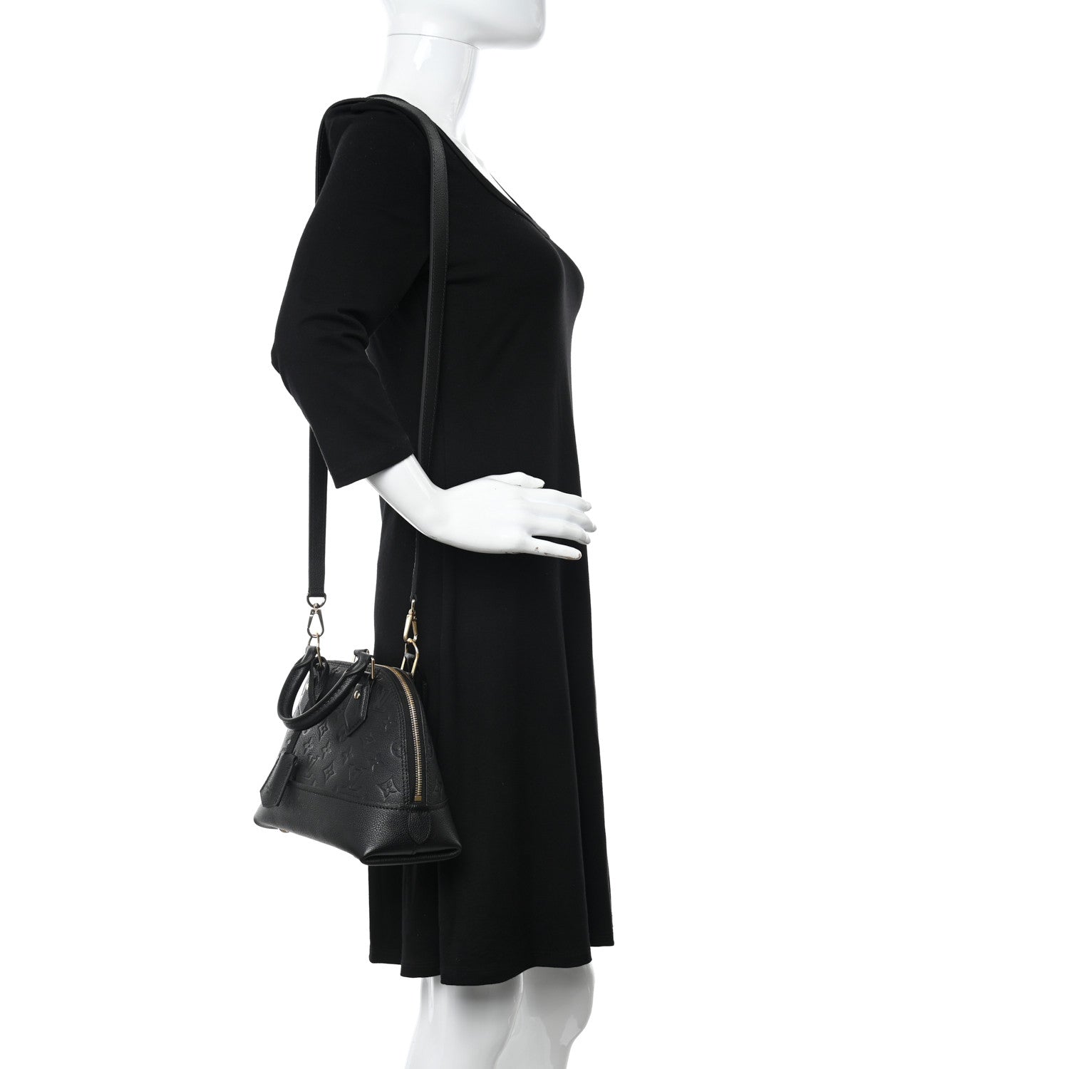 Louis Vuitton Empreinte Neo Alma BB Black 2 of 9