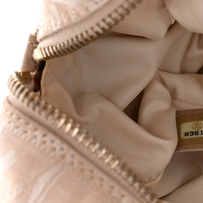 Chanel Nylon Travel Bowler Beige 7 of 11