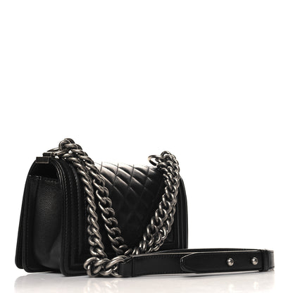 Chanel Caviar Quilted Small Boy Flap Black 3 of 11